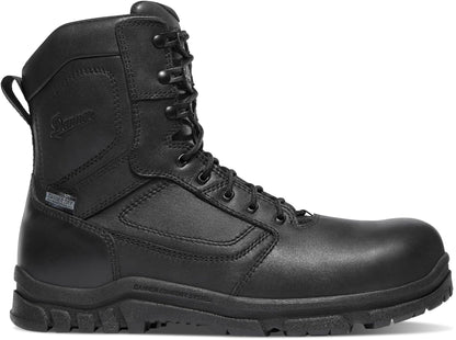 Danner Lookout EMS/CSA Side-Zip Waterproof Work Boot for Men's, Full-Grain Leather & Ripstop Nylon, Black - 12 D