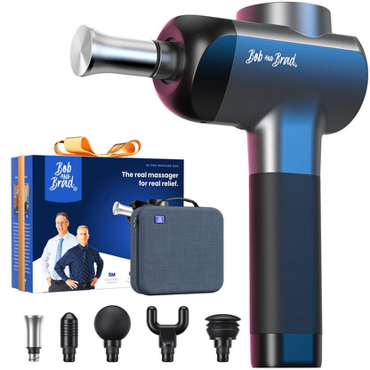 BOB AND BRAD X6 Pro Massage Gun Deep Tissue Percussion with Metal Head Therapy, Professional Muscle Massage Gun for Athletes, Electric Massager Gun for Pain Relief,Christmas Gift for Men Women Dad Mom