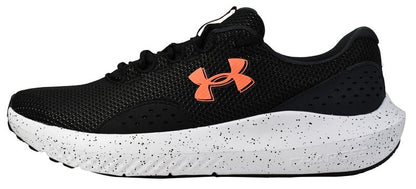 Under Armour Men's Charged Surge 4, (004) Black/Anthracite/Ares Red, 6.5, US
