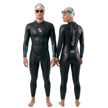 Synergy Triathlon Wetsuit - Volution 3/2mm Full Sleeve for Open Water Swimming (Men, Men's L1)