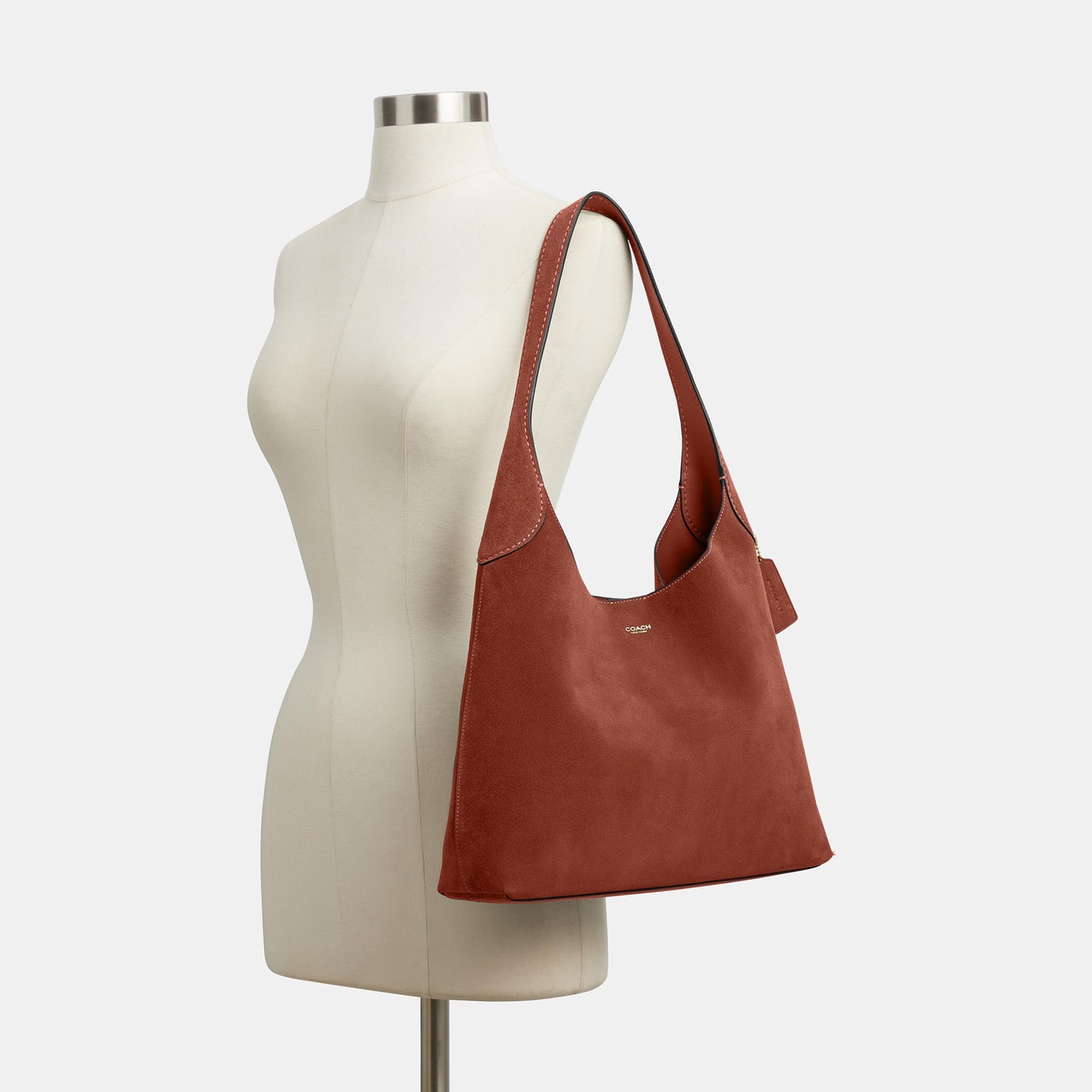 COACH Suede Brooklyn Shoulder Bag 34