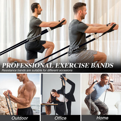 Resistance Bands Set, Pull Up Assistance Bands Pull Up Bands Exercise Bands for Men Women, Workout Bands for Working Out, Muscle Strength Training, Body Stretching