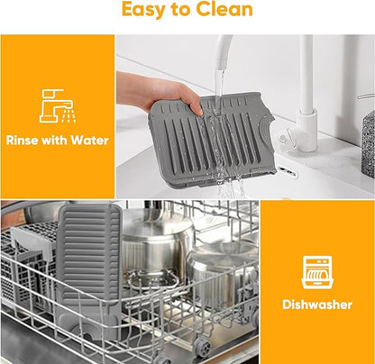 24'' Longer Faucet Mat for Kitchen Sink Splash GuardKitchen Sink Faucet Mat