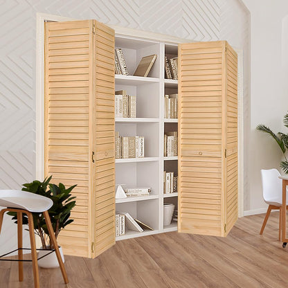 Kimberly Bay Bi-fold Closet Door, Louver Louver Plantation (28x80)