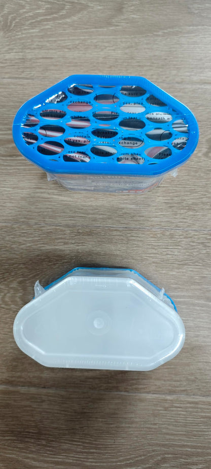 Vacplus Moisture Absorbers 12 Pack, 10.5 Oz, Humidity Absorber Boxes Attracts Extra Moisture from Your Bathroom, Closet, Kitchen, Dehumidifier for Closet (Ocean Scent), Light blue