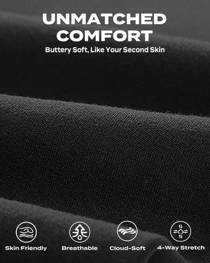 TNNZEET Capri Leggings for Women - Tummy Control Black Leggings with Pockets High Waisted Yoga Pants Workout Cycling Leggings