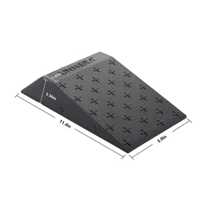 UNMERA Squat Wedge Block 2PCS Non Slip Professional Squat Ramp,Squat Platform for Heel Elevated Squats and Calf Raises,Slant Board Professional Squat Ramp for Weightlifting and Fitness
