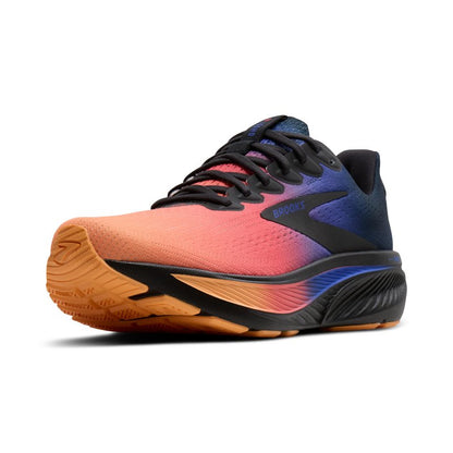 Brooks Women’s Ghost 17 Neutral Running Shoe - Night/Blue/Papaya - 7.5 Medium