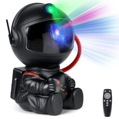 Astronaut Galaxy Projector Night Light – White Astronaut Holding Star, Star Projector Galaxy Lamp for Kids Bedroom, Space Decor & Gift
