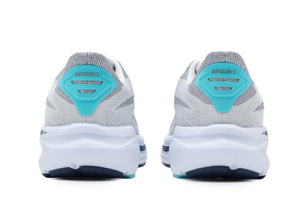 Brooks Men's Ghost 17 White/Beacon Blue/Ipanema 12 Medium