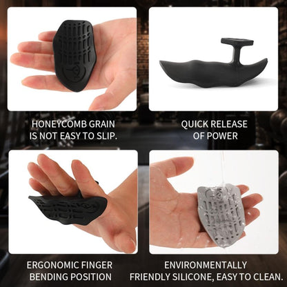 Workout Gloves for Women & Men - Anti-Slip Weight Lifting Grips with Rubber Grip, Fingerless Gym Hand Grips for Dumbbell Barbell Pull Up Grips Lightweight & Machine Washable with Storage Bag (XL)