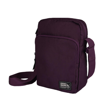 Eddie Bauer Jasper Crossbody Bag with Zippered Main Compartment and Adjustable Shoulder Strap