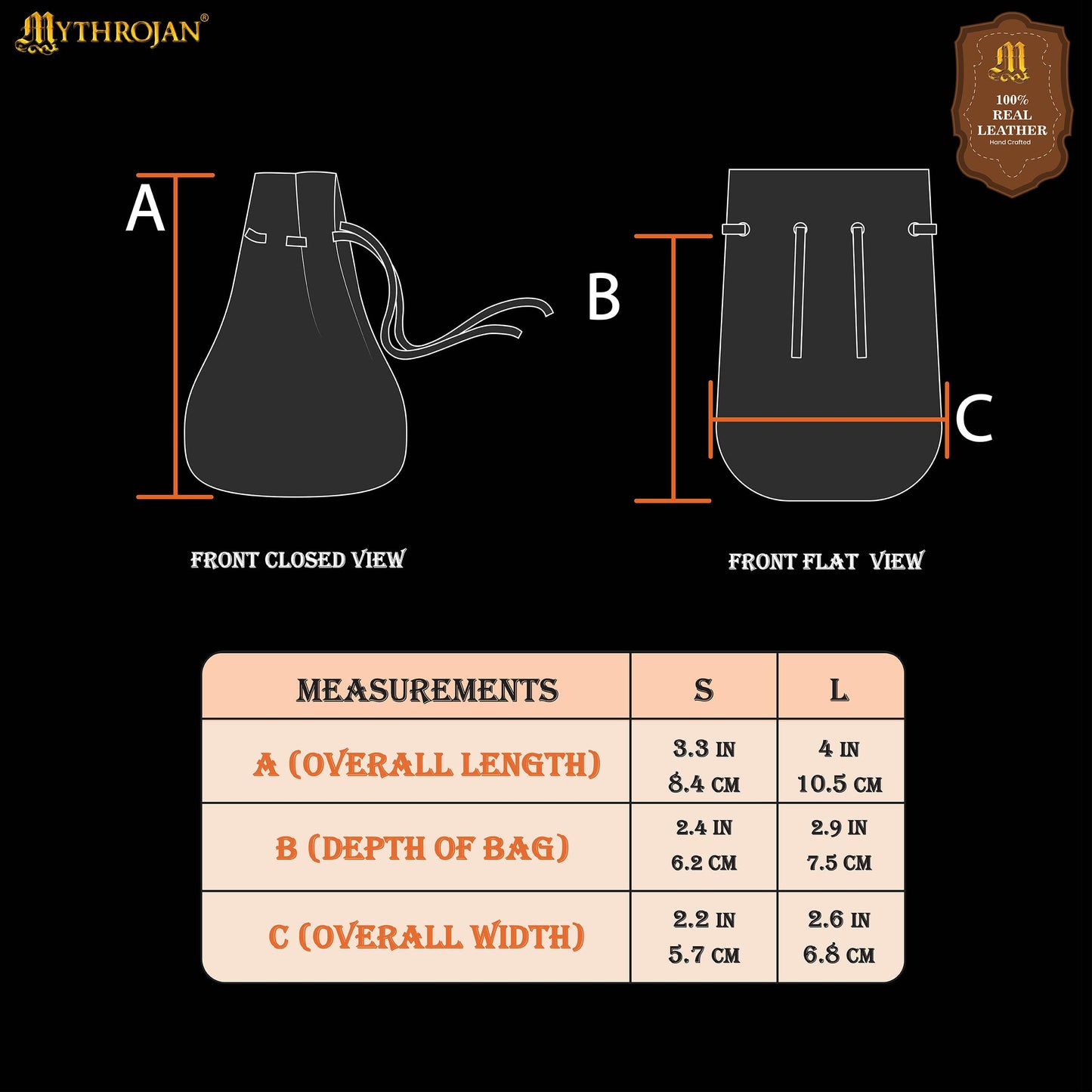 Mythrojan Small Trinket Pouches Pack of 4, Suede Leather Drawstring Coin & Dice Bags for LARP, SCA, Viking & Medieval Events Color : Brown