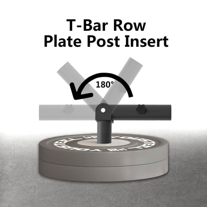 Tamisom Heavy Duty Landmine Handle Attachment Set T Bar Row Viking Press Attachment for Barbell Workouts Weightlifting Landmine Handle Fits 2-Inch Olympic Barbell Strengthen Back and Core Muscles