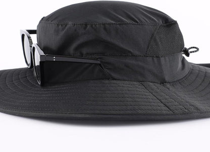 UPF 50+ Wide Brim Sun Hat with Neck Flap | Summer Bucket Hat for Gardening & Fishing