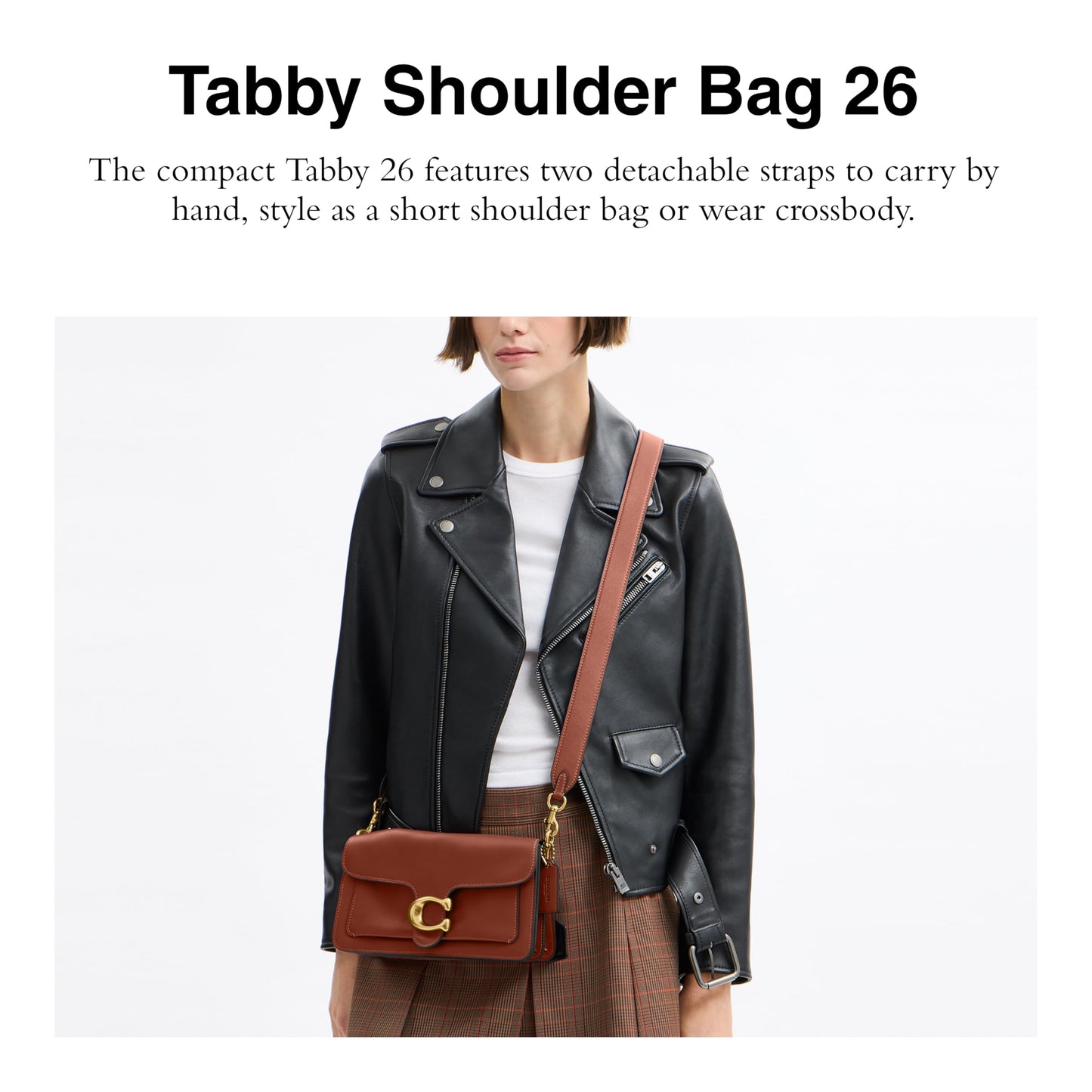 Tabby Shoulder Bag 26 in Soft Grain Leather