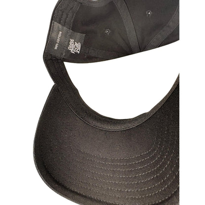 Stitch and Bill Mens Athletic Deep-Crown Baseball Cap 100% Soft Cotton Unstructured Dad Hat Outdoors Adjustable (US, Alpha, One Size, Black Cotton Soft Panel)