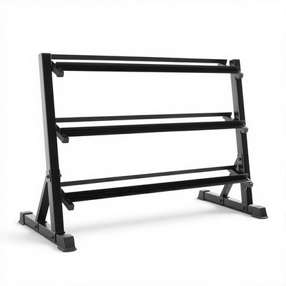 CAP Barbell Heavy-Duty 3-Tier Dumbbell Rack for 5-50 Pound Dumbbell Pairs, 51" Long
