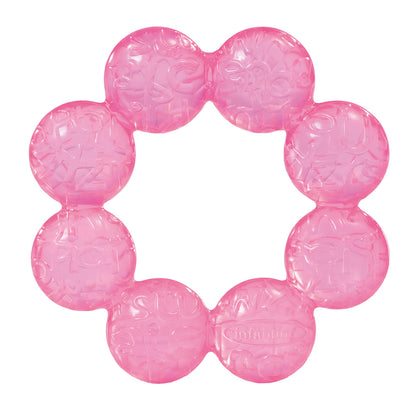 Infantino Water Teethers – Sensory Exploration and Teething Relief, Cooling Relief for Teething Babies, Lime & Pink, 3-Pack