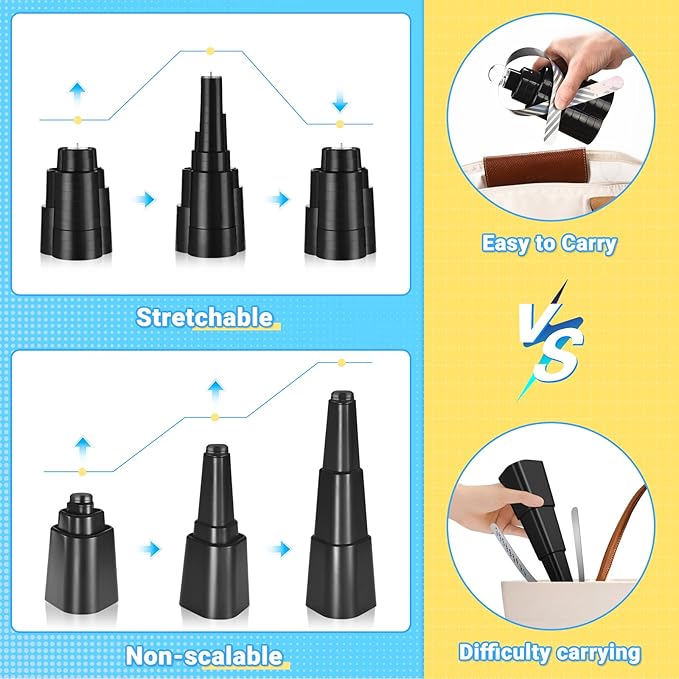 4Pack Rechargeable Fly Fans for Tables with LED Light, Fly Fan for Outdoor Dining, Parties, and Picnics, Safe, Compact, and Foldable with Blades that Stop on Contact
