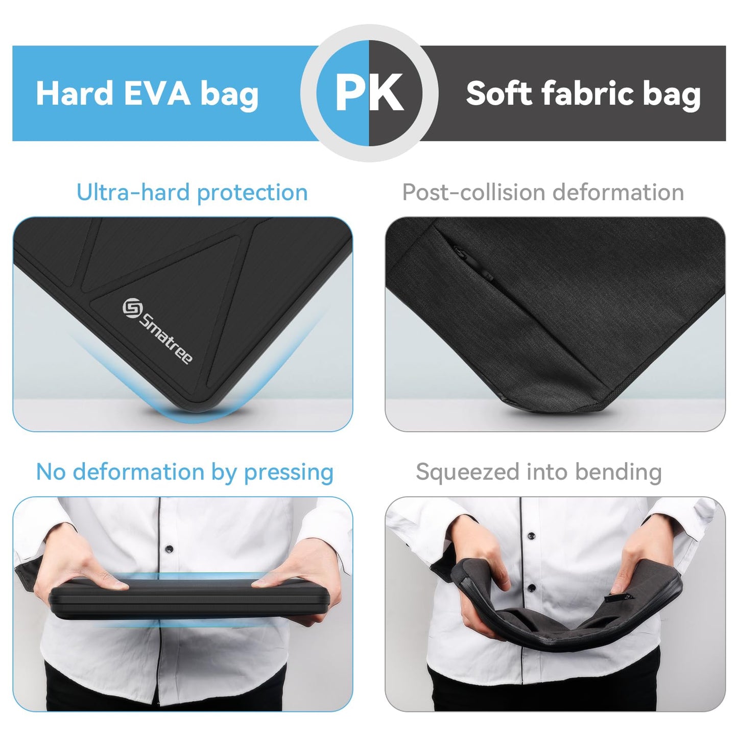 Smatree Hard EVA Protective Sleeve Case Compatible for 14 inch Acer Aspire 3 Laptop-A314-23P-R0AG/A314-36P-360X/A314-23P-R9B1, Only for 14 inch Acer Aspire 3 Notebook Bag (X8247)