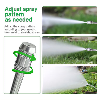 VANPET Replacement Sprayer Wand for Ryobi - Stainless Steel With Adjustable Nozzle, Trigger & Hose Compatible With P2803 (44 Inches)