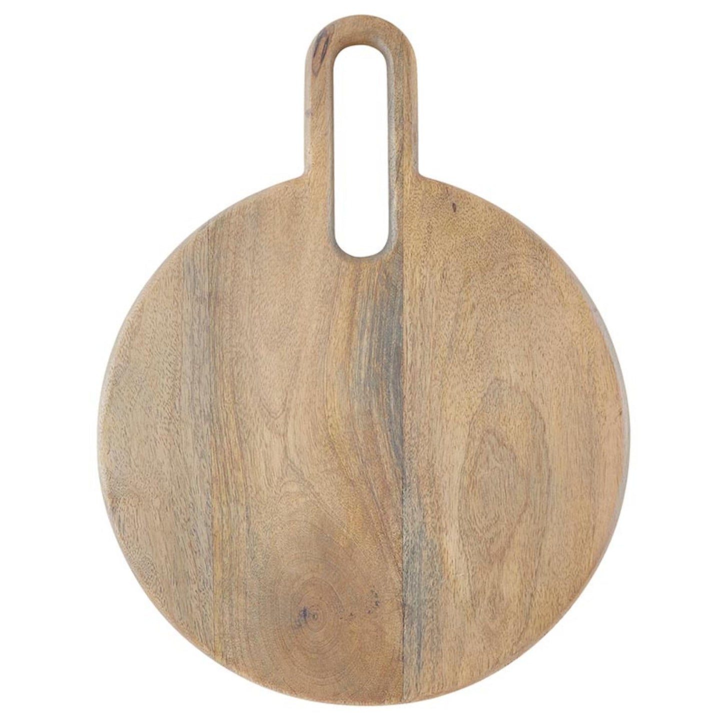 Santa Barbara Design Studio Mango Wood Charcuterie Boards Cheese Board Round Cutting Board, Medium, Natural