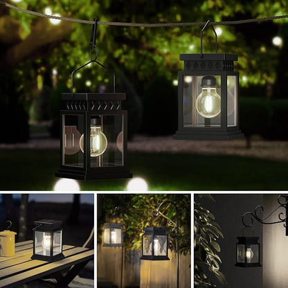 Solar Pathway Lights Outdoor for Pathway Garden Yard Patio Driveway, Solar Walkway Lights Auto On/Off, Warm White, Up to 8H Lighting (4 Pack)