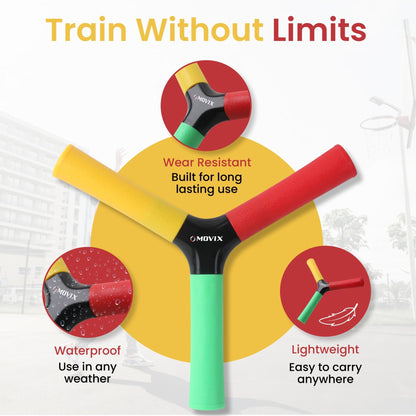 MOVIX | Hand Eye Coordination & Reaction Speed Training Tool - Improve Reflex, Agility, and Focus for Sports, Exercise, and Fun for All Ages with Pakage