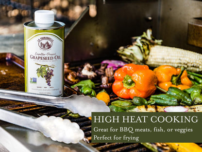 La Tourangelle, Organic Canola Oil, Expeller-Pressed Non-GMO Canola Seeds, Pesticide and Chemical Free, High Heat Neutral Cooking Oil, 16.9 Fl Oz