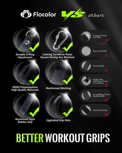 Tricep Rope Cable Attachment with 6 Anti-Slip Handles, Extra-Long Adjustable Pull Down Rope with Wrist Brace & Ankle Strap for Pushdowns, Crunches & Extensions, Cable Machine Attachment for Home & Gym
