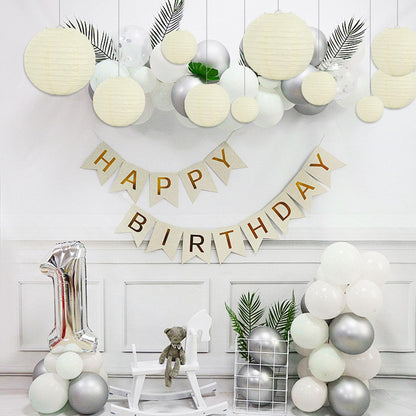 20Pcs Cream Paper Lanterns for Parties, 6” 8” 10” 12” Chinese Asian Hanging Round Paper Lanterns for Birthday Wedding Halloween Christmas Home Decor Party Decor
