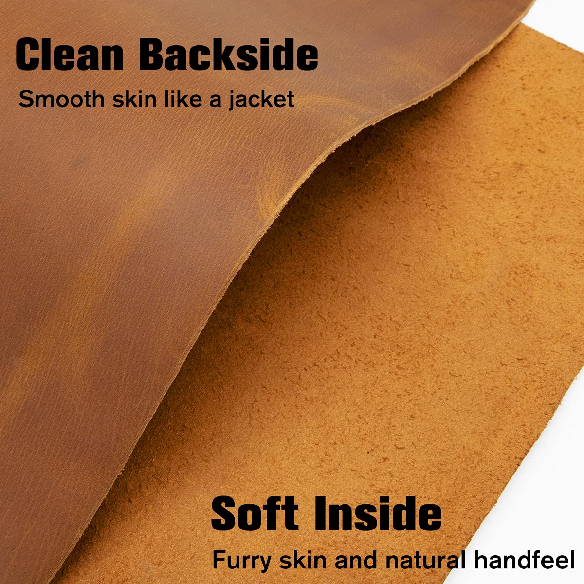 Thick Leather Sheets for Crafts Tooling Leather Square 1.8-2.1mm Full Grain Leather Pieces Genuine Cowhide Leather for Crafts Sewing Hobby Workshop Bourbon Brown 6"x12"