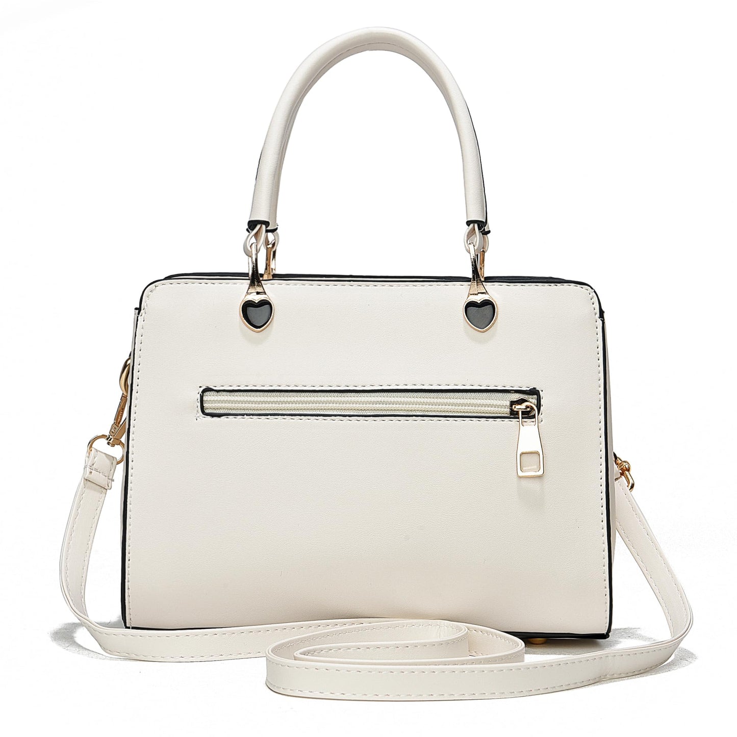 Xiaoyu Fashion Purses and Handbags for Women Elegant Crossbody bag Ladies Top Handle Satchel Shoulder Bags 2-Piece Set Small Totes (White2)