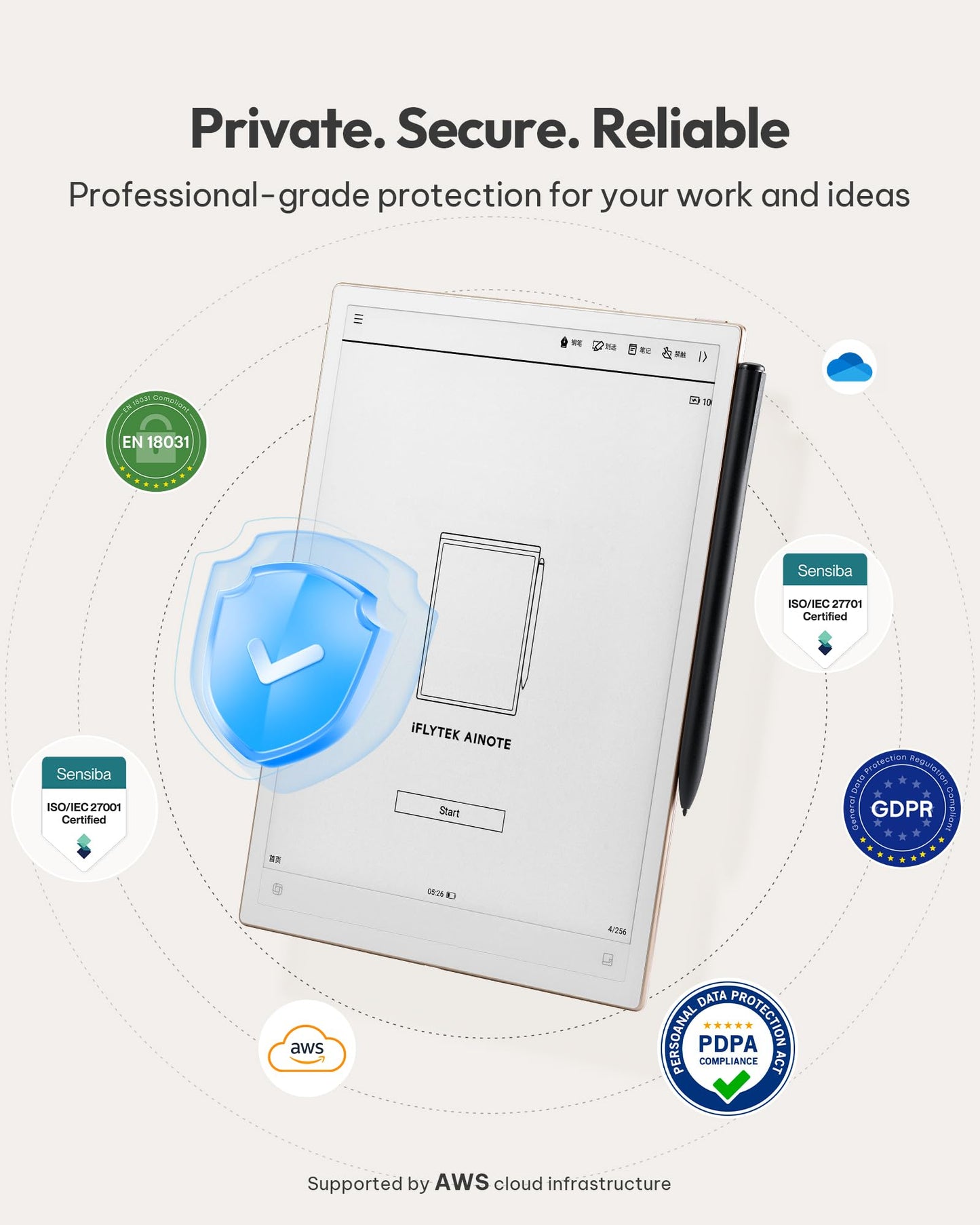 iflytek AINOTE 2, 10.65" E-Ink Tablet, AI Note Taking Tablet for Meeting, Ultra-Thin 4.2mm Digital Notebook with Voice-to-Text, 16-Language Transcription, Handwritten-to-Text, Ideal for Work&Study