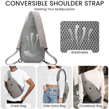 Small Crossbody Purses Bags for Women Men Travel, Chest Sling Bag Women Casual Cross Body Bag for Woman Sling Backpack