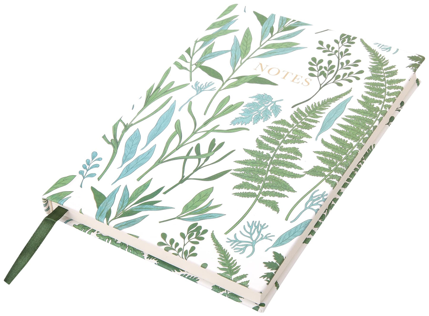 Eccolo Botanical Lined Bound Journal Notebook, A5 Writing Journal, 256 Ruled Ivory Pages, Ribbon Bookmark, Lay Flat, Notebook for Work or School (5.75-x-8.25 inches)