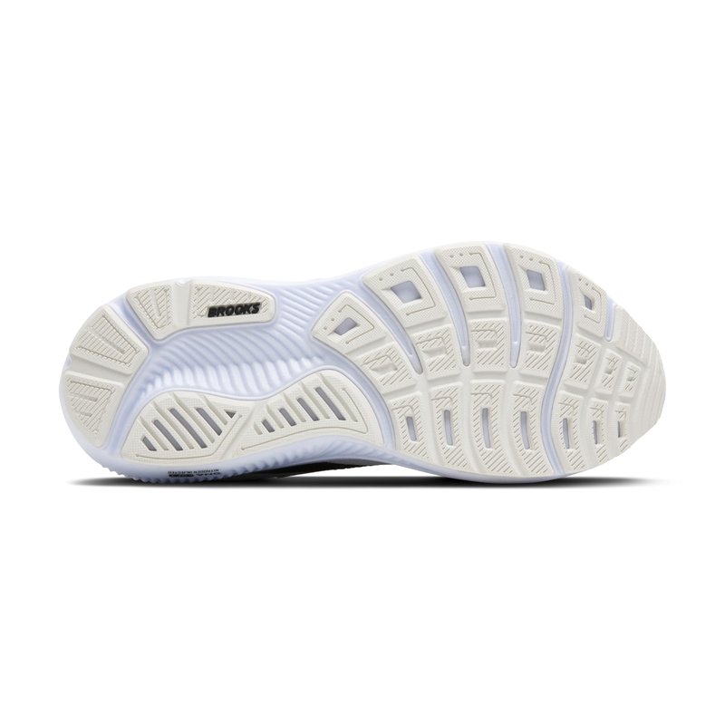 Brooks Women’s Ghost 17 Neutral Running Shoe - White/Black/Rose Gold - 6.5 Medium