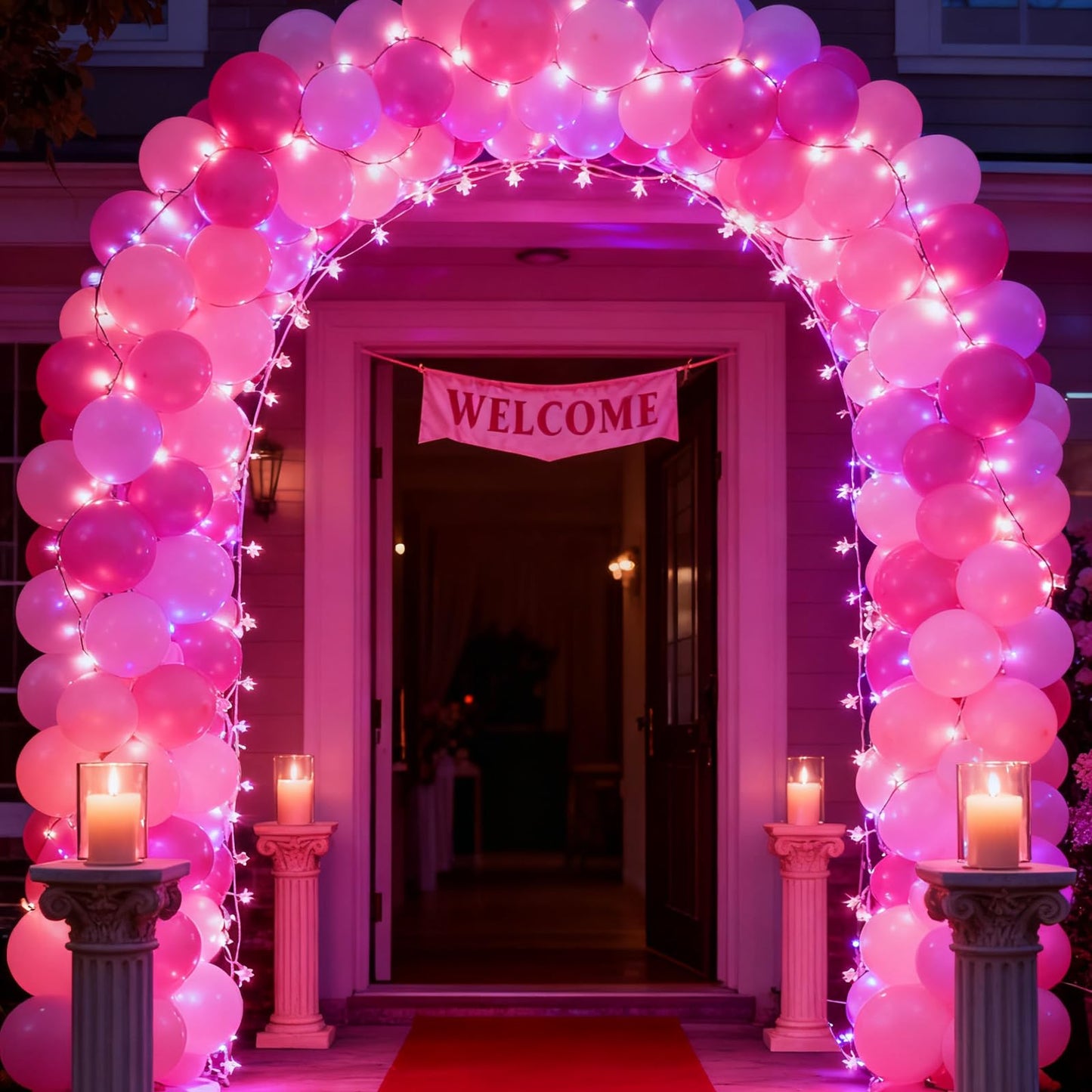 JACUXLSS Pink Cherry Blossom Flower Lights String Indoor Decor, 33Ft 100 LED Decorative Hanging Hot Aesthetic Fairy Floral Lamp for Bedroom Decorations When Valentine's Day, Wedding Party, Christmas