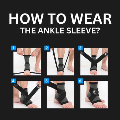 Koprez Plantar Fasciitis Sleeve - Plantar Fasciitis Relief, Plantar Fasciitis Socks, Ankle Compression Sleeve, Ankle Support for Women, Plantar Fasciitis Brace, Ankle Sleeve, Ankle Support Men