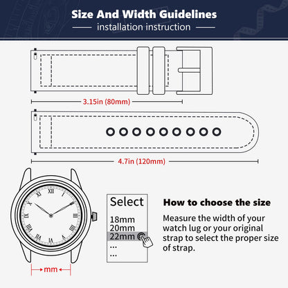 BINLUN Canvas Watch Bands Quick Release Sail Cloth Watch Straps Replacement 18mm 20mm 22mm 24mm Cotton Fabric Watchband for Men and Women with Silver/Black Buckle