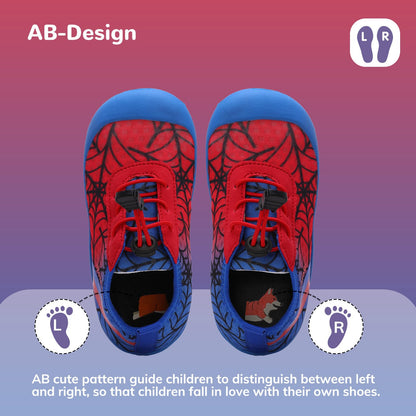 WateLves Wide Toddler Water Shoes Kids Barefoot Athletic Sneakers Girls Boys Quick Dry Aqua Socks for Beach Hiking Swim Kayak Sport Accessories, Camping Essentials (Red Blue, 32)