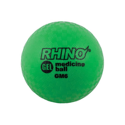 Champion Sports Rhino Gel Filled Medicine Ball (Green 7 lbs)