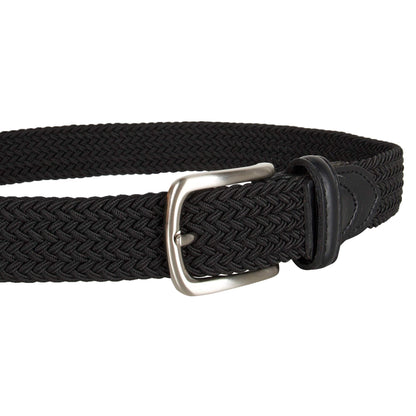 Dockers Big Boys Dockers Big Boys' Braided Elastic-web Stretch Belt, Black, Large