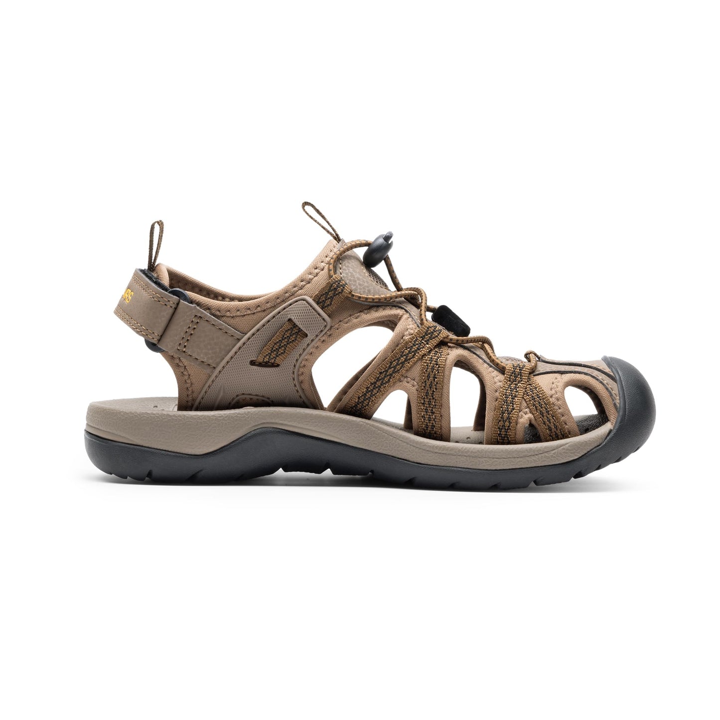 DREAM PAIRS Women's Hiking Sandals Adventurous Summer Sports Shoes Outdoor,Size 8,Khaki,DWUMST2502