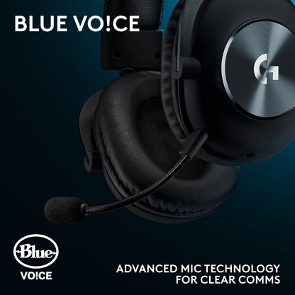 Logitech G Pro X SE Wired Gaming Headset with Microphone: Detachable Microphone, DTS Headphone:X 7.1, for PC, Xbox One, Xbox Series X|S, PS5, PS4, Includes USB DAC - Black