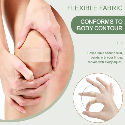 Hysimedy Silicone Bandages for Sensitve Skin Assorted Bandages Variety Pack Painless Removal Latex Free Flexible Fabric Hypoallergenic Bandages for Geriatric and Children 60 Counts