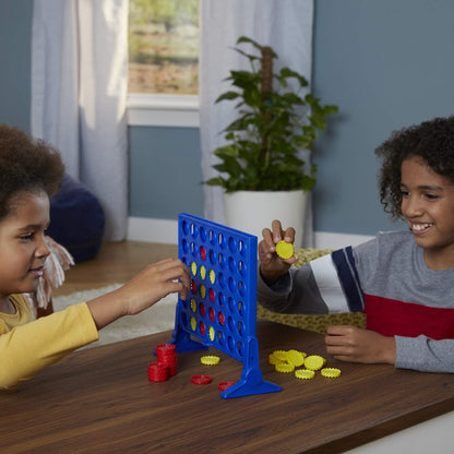 Hasbro Gaming Connect 4 Classic Grid, 4 in a Row Game, Strategy Board Games for Kids, 2 Players for Family and Kids, Easter Gifts for Boys and Girls, Ages 6+