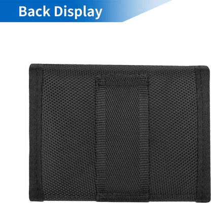 Double Glove Pouch - 1680D Nylon Holder for Duty Belt | Latex Disposable Pouch for Police & Firefighters