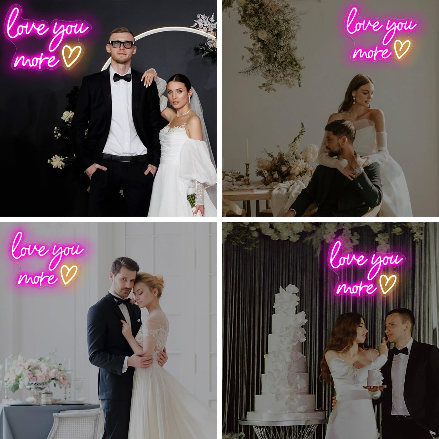 Love you more Neon Sign Wedding Neon Sign Engagement Party Wall Decor LED Wall Art Bedroom Home Decor Lovers Couples Gift Wedding Sign Art, Bedroom Valentine's Day Gift